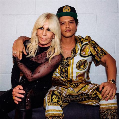 donatella versace video bruno mars|bruno mars versace.